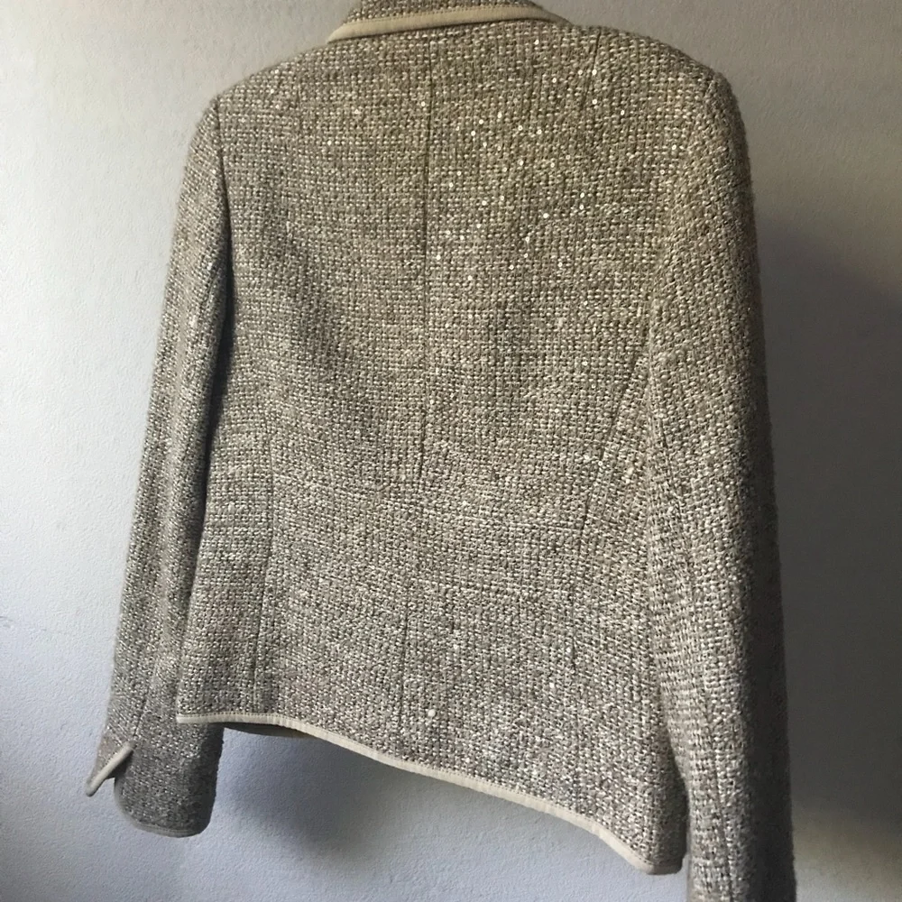 NWOT J. Crew Collection Sequin tweed blazer